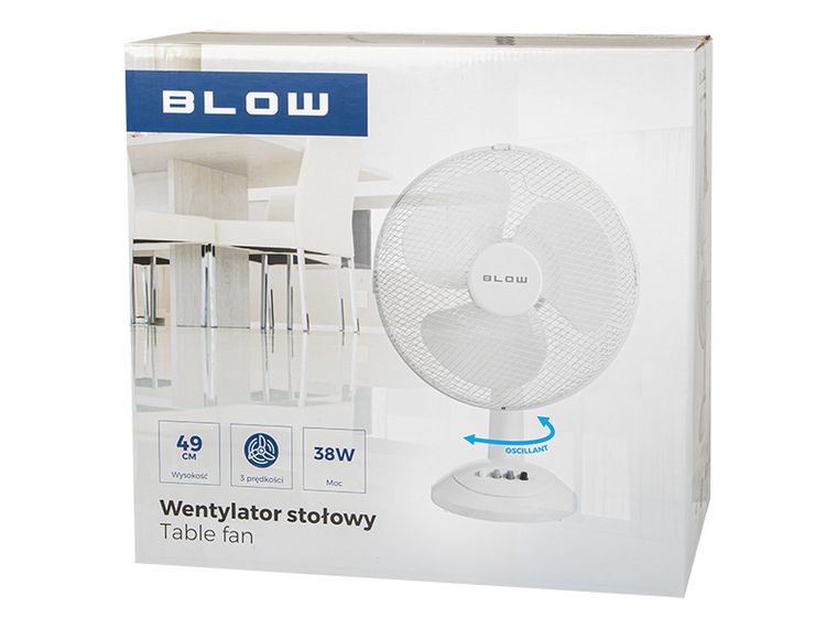 Blow, wentylator stołowy, 38W