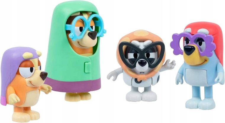 Bluey, Babcie, zestaw figurek, 4 szt.