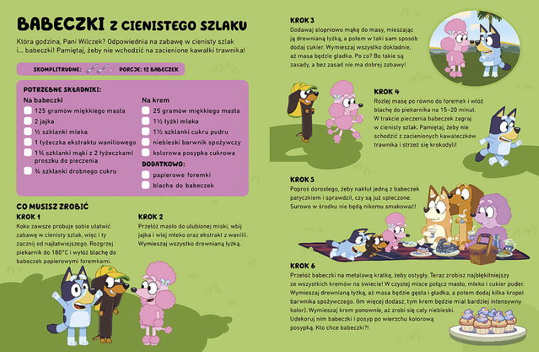 Bluey i Bingo. Książka kucharska wytwornej restauracji