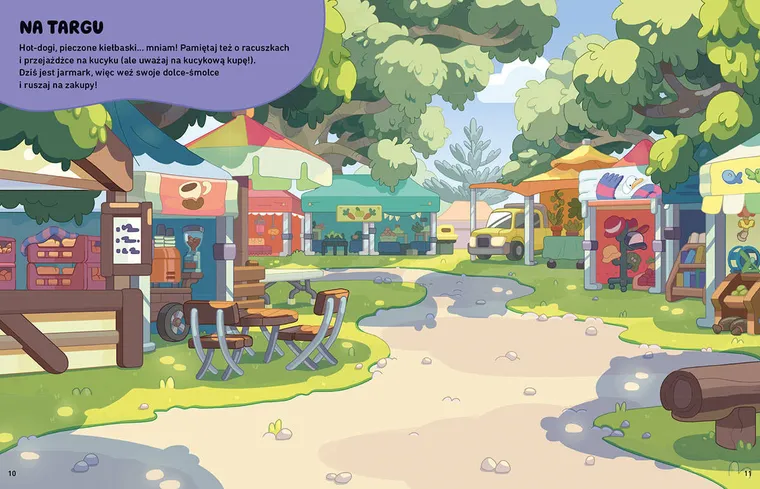 Bluey. Naklejamy! Książka do wyklejania