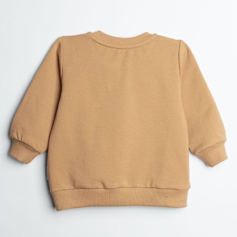 Bluza bomberka chłopięca, rozpinana, beżowa, Nicol