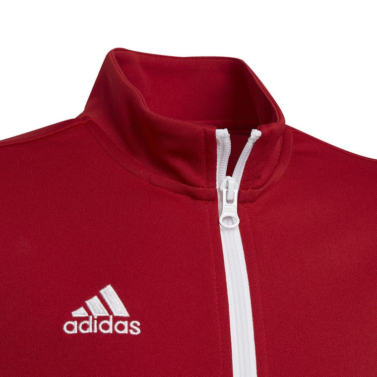 Bluza chłopięca, rozpinana, czerwona, Adidas Entrada 22