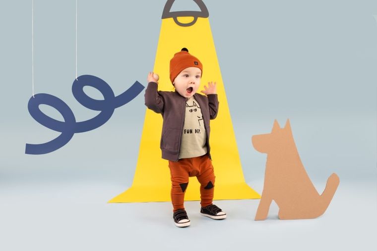 Bluza chłopięca, rozpinana, grafitowa, Olivier, Pinokio