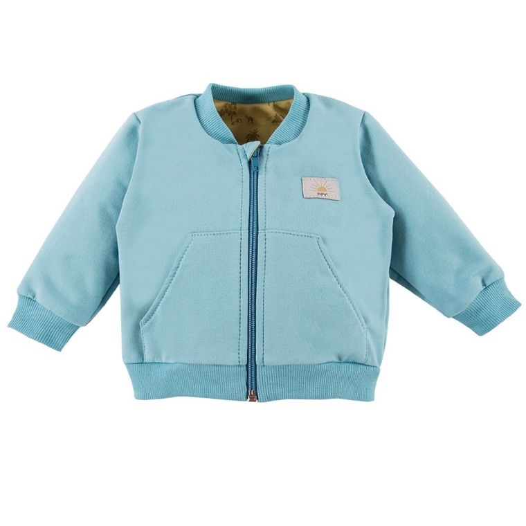 Bluza chłopięca, rozpinana, niebieska, Eevi