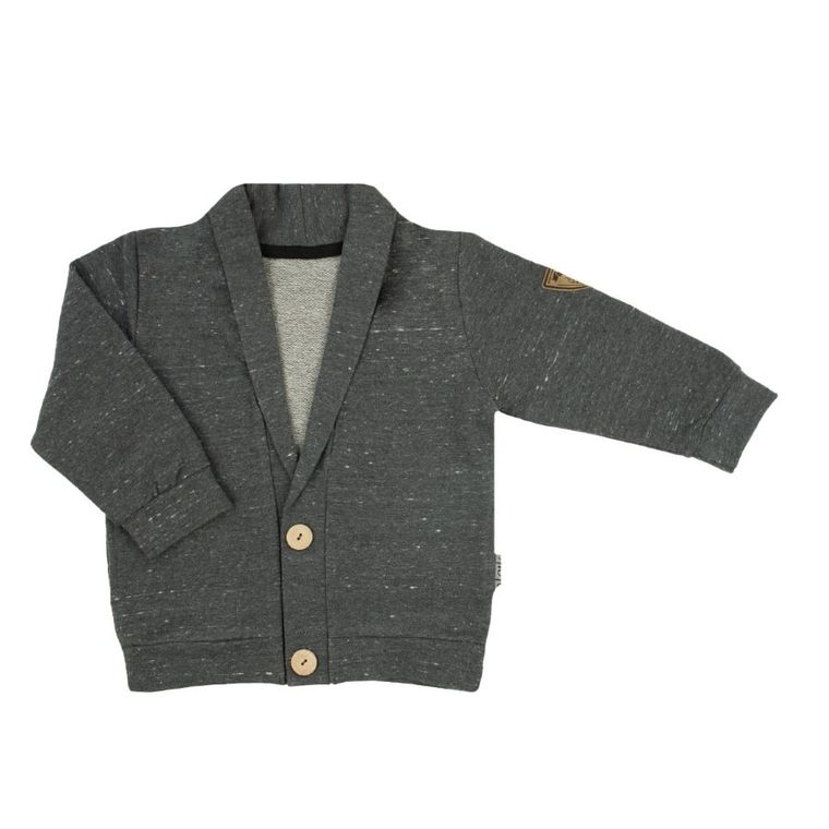 Bluza chłopięca, rozpinana, szara, Nicol