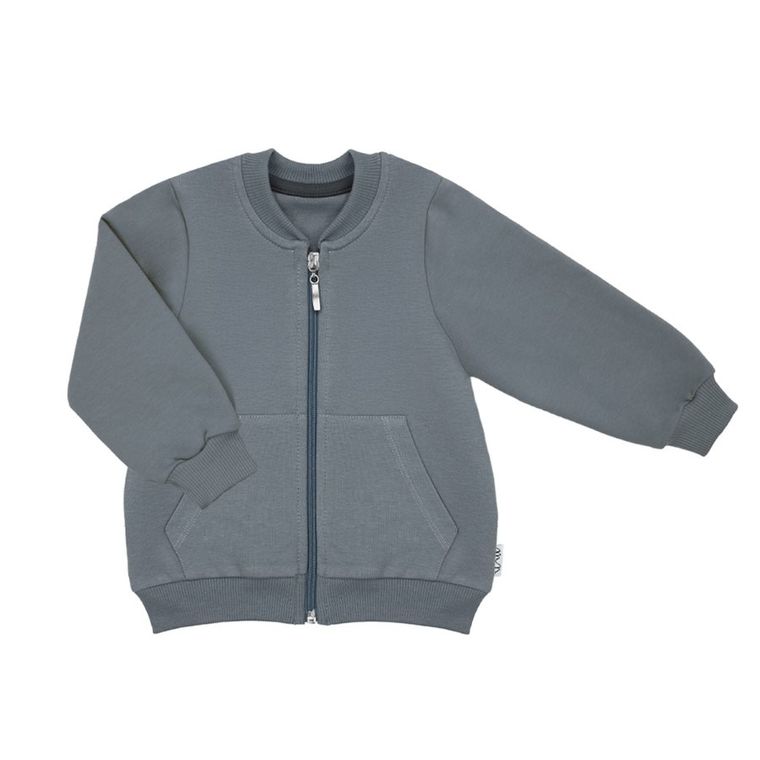 Bluza chłopięca, rozpinana, szara, Nicol