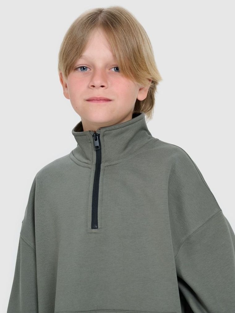 Bluza chłopięca, szara, 4F