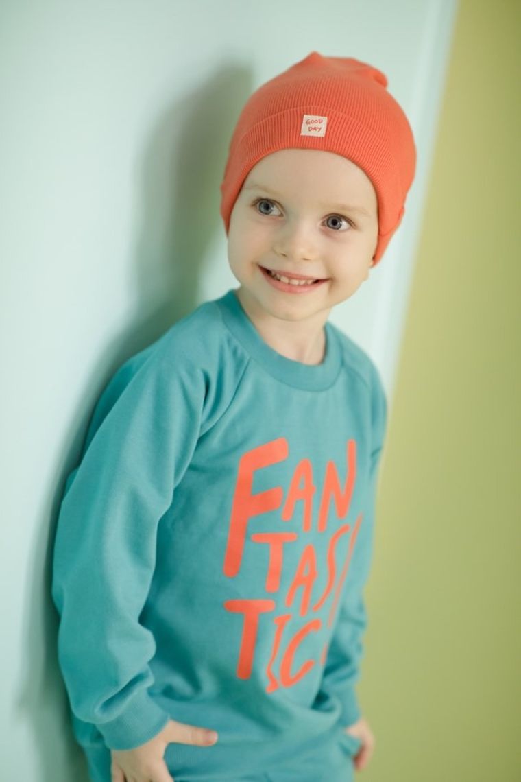 Bluza chłopięca, turkusowa, Orange Flip, Pinokio