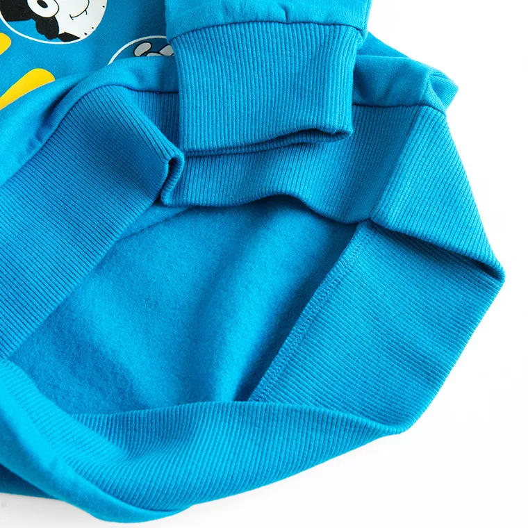 Bluza chłopięca z kapturem, niebieska, Bluey, Licence Brand