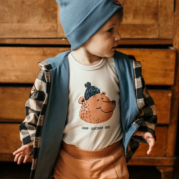 Bluza chłopięca z kapturem, rozpinana, mix, Jump, Eevi