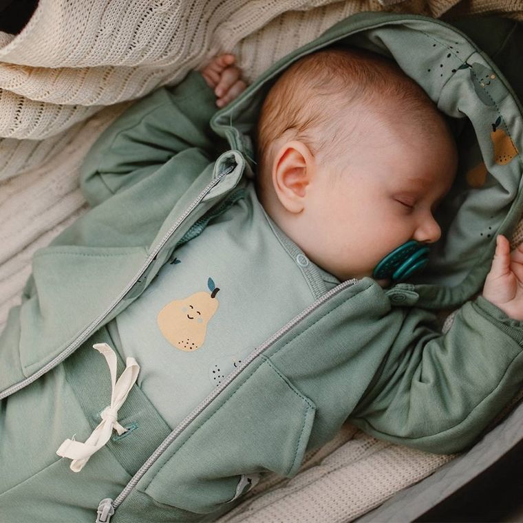 Bluza chłopięca z kapturem, rozpinana, zielona, Eevi