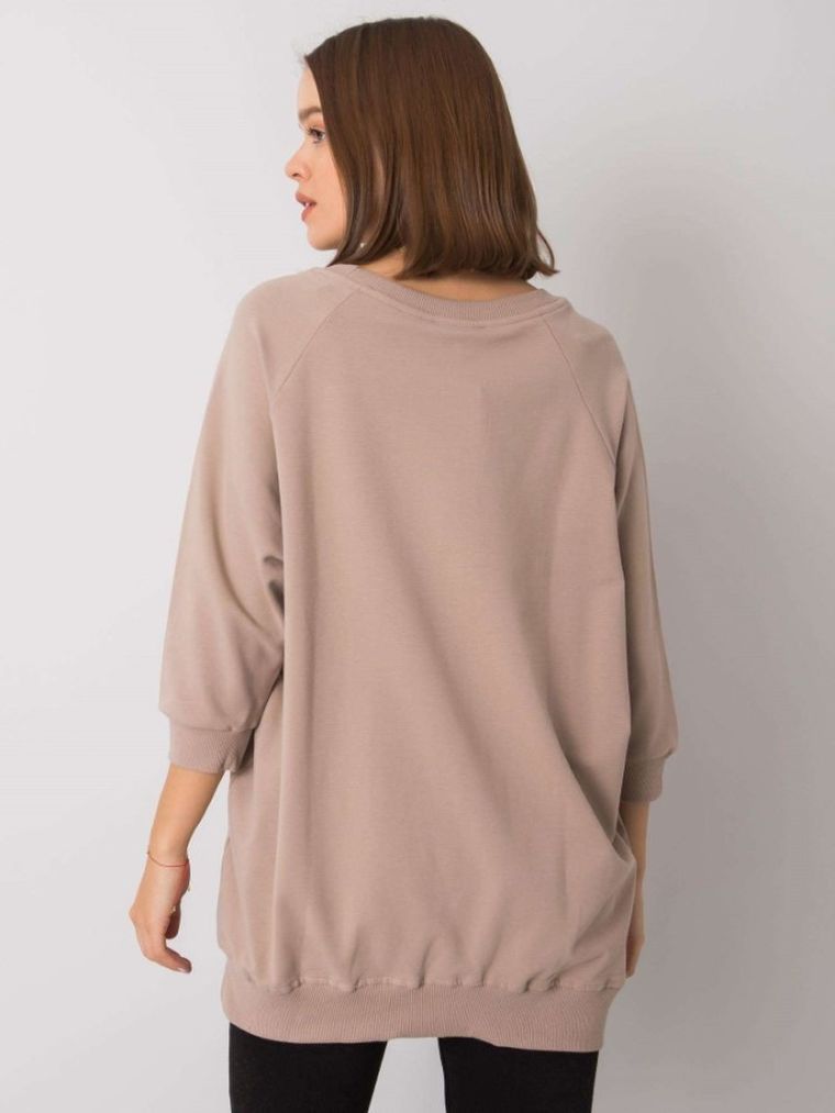 Bluza damska, beżowa, Rue Paris