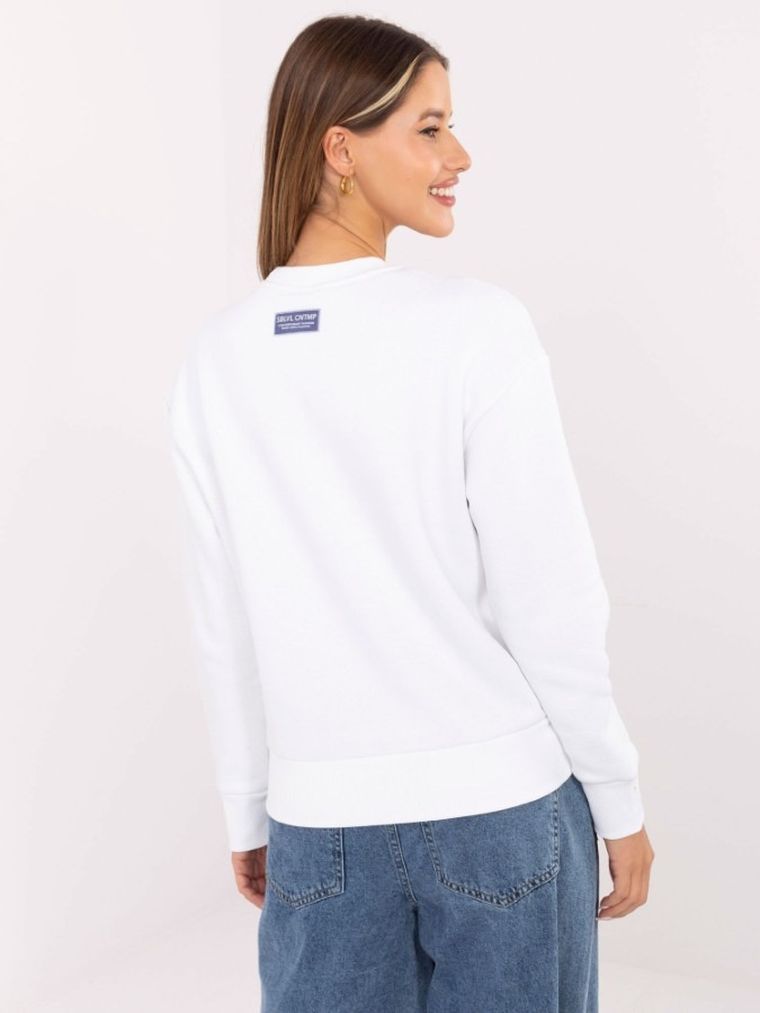 Bluza damska, biała, Sublevel