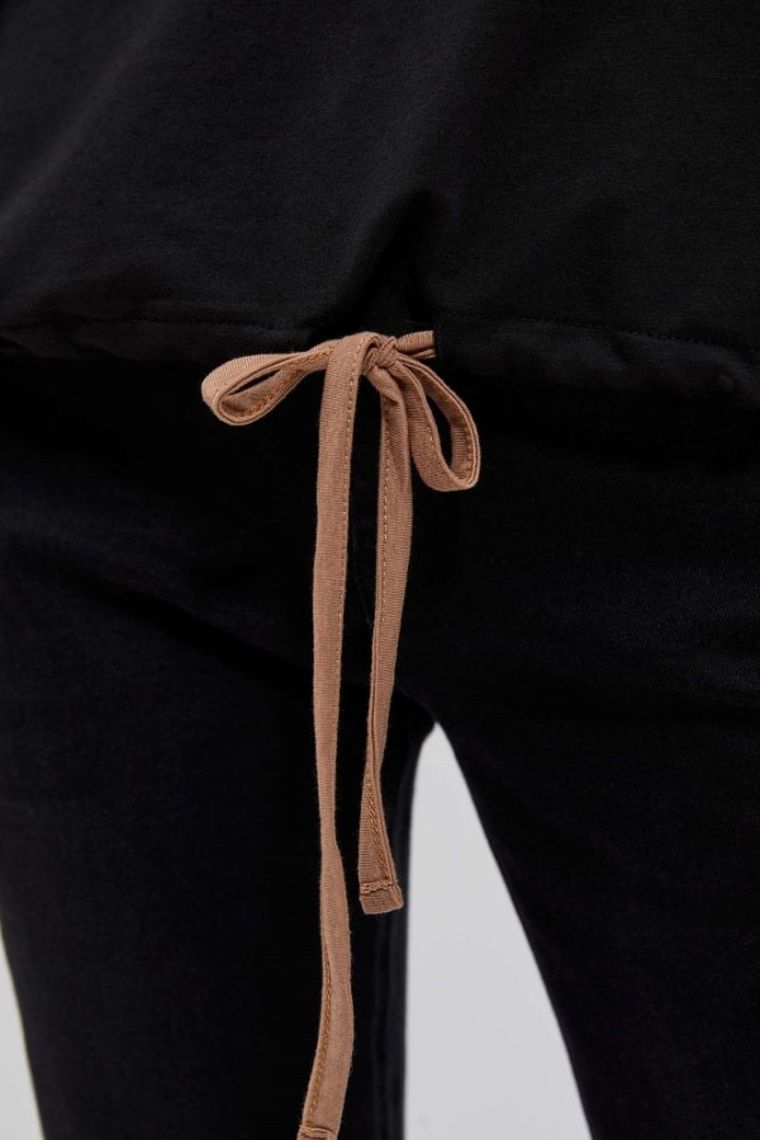 Bluza damska, czarna, Moodo