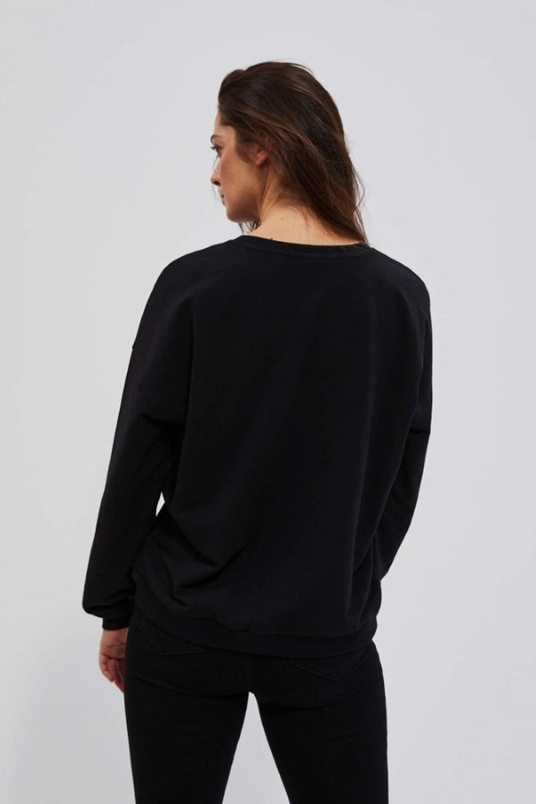 Bluza damska, czarna, Moodo