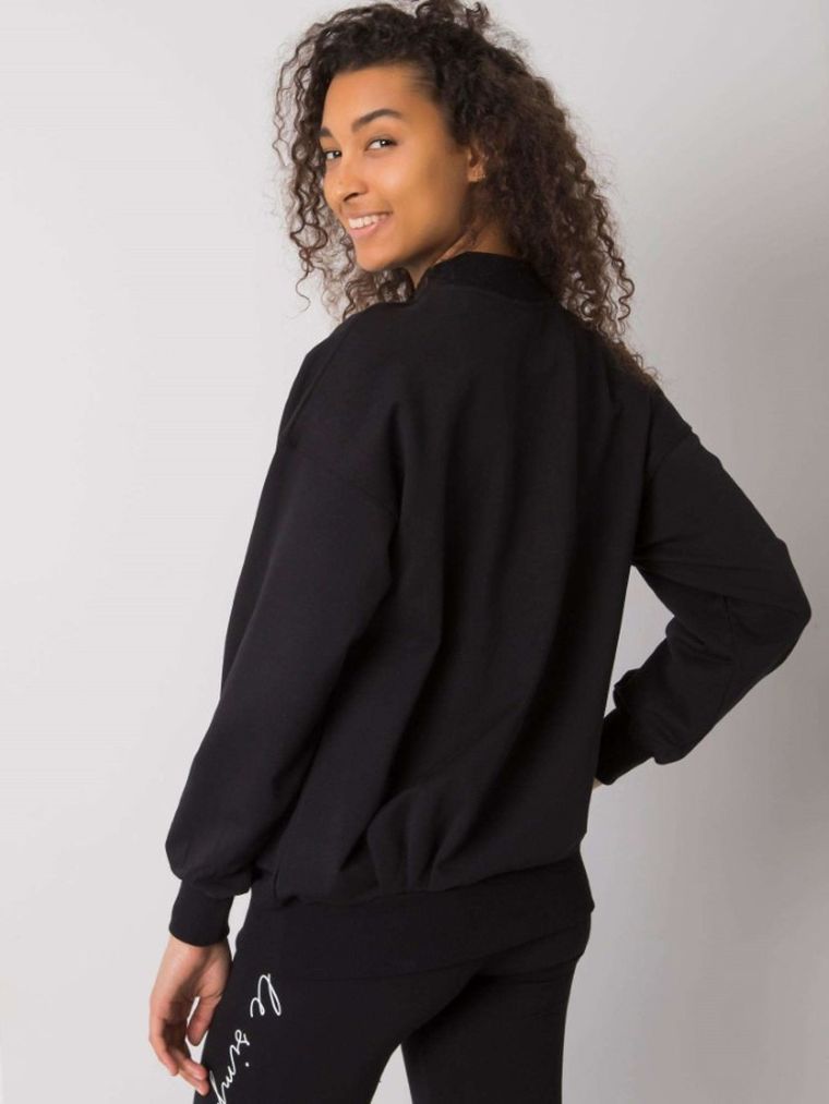 Bluza damska, czarna, Rue Paris