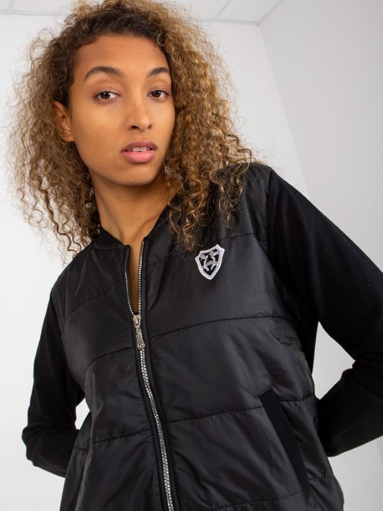 Bluza damska, czarna, Rue Paris