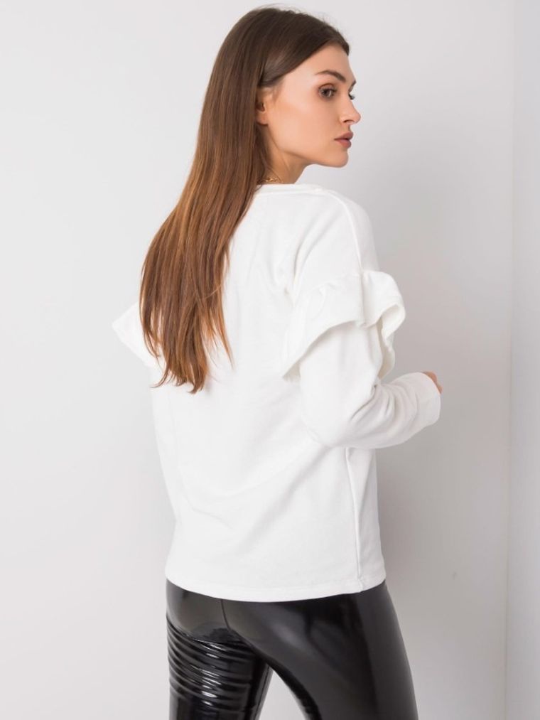 Bluza damska, ecru, Rue Paris