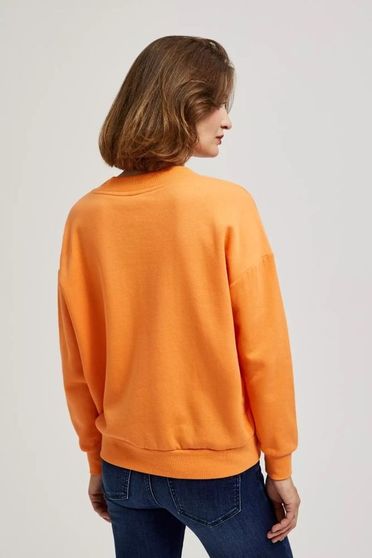 Bluza damska, pomarańczowa, Moodo