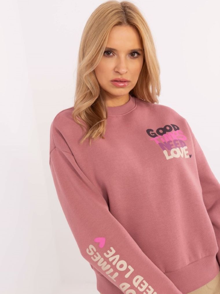 Bluza damska, różowa, Sublevel