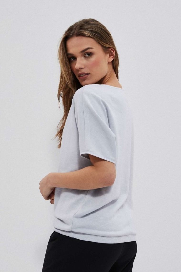 Bluza damska, szara, Moodo