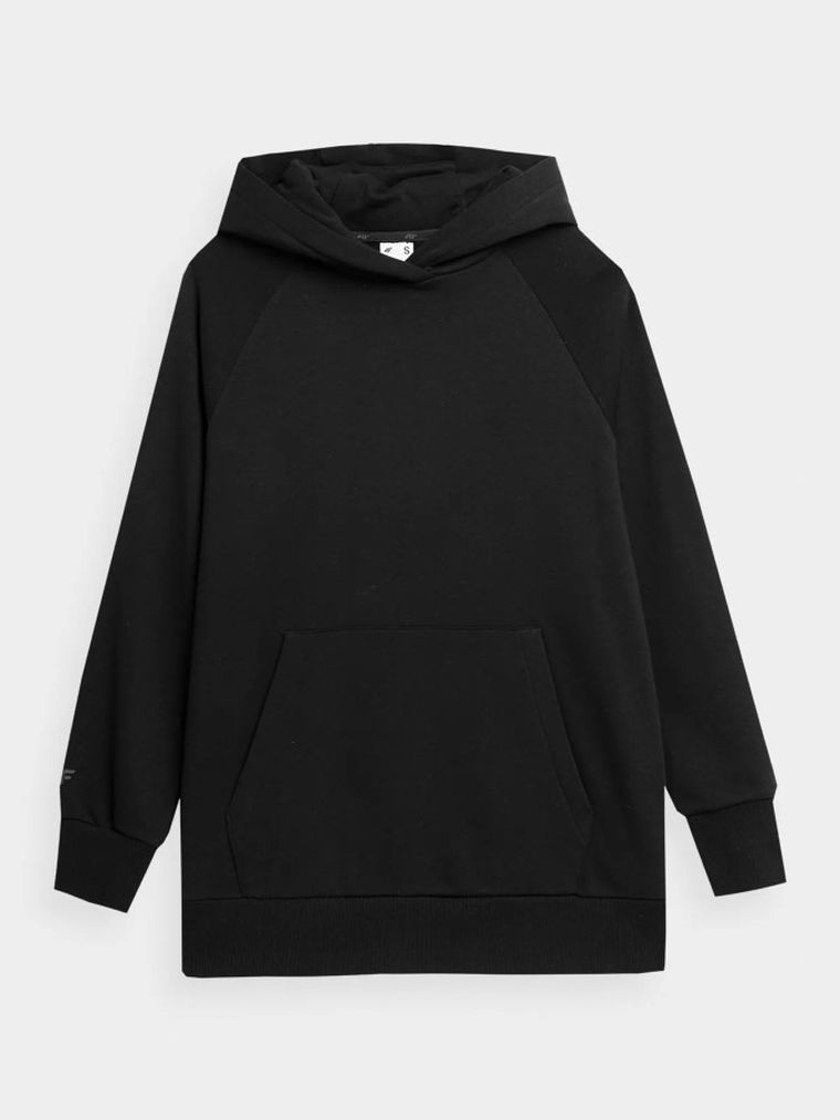 Bluza damska z kapturem, czarna, 4F