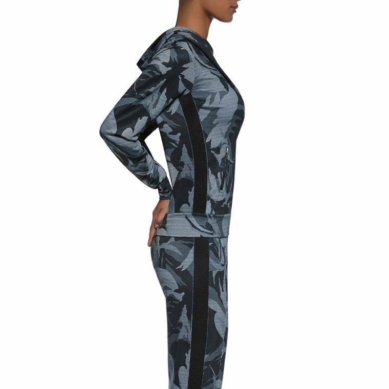 Bluza damska z kapturem, mix, Bas Black