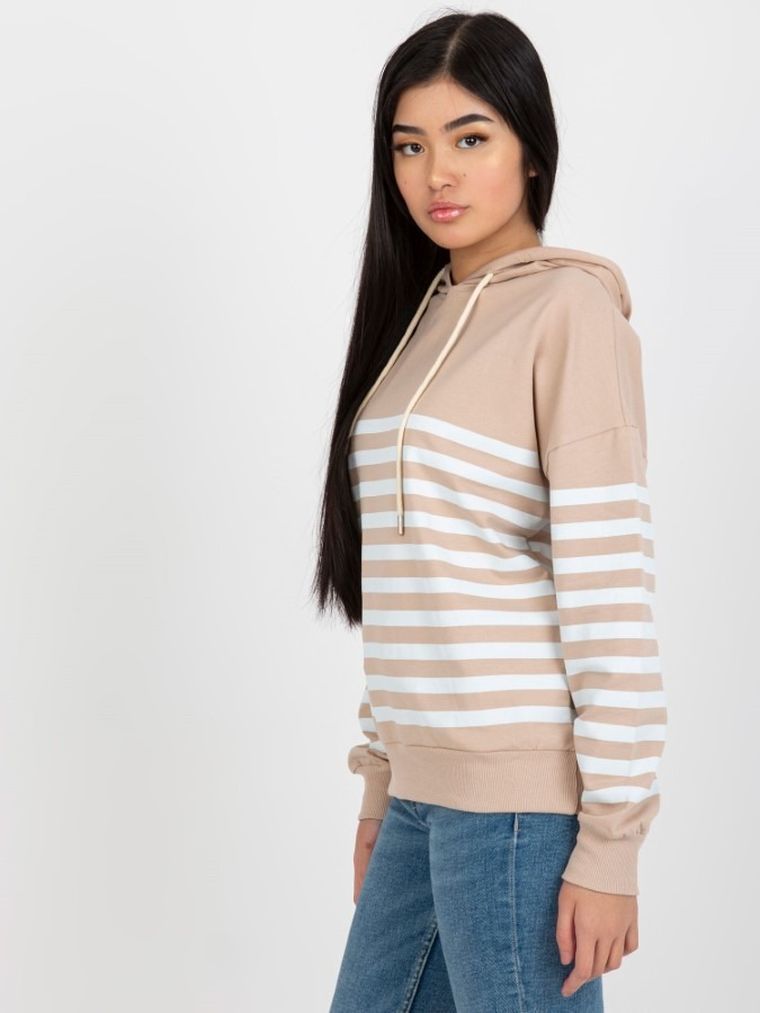 Bluza damska z kapturem, mix, Rue Paris