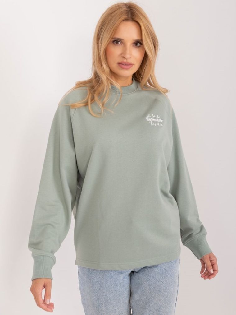 Bluza damska, zielona, Sublevel