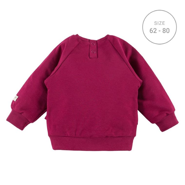 Bluza dziewczęca, bordowa, Eevi