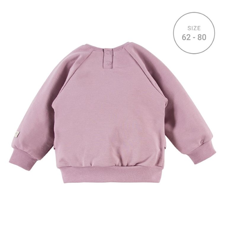 Bluza dziewczęca, fioletowa, falbanki, Eevi