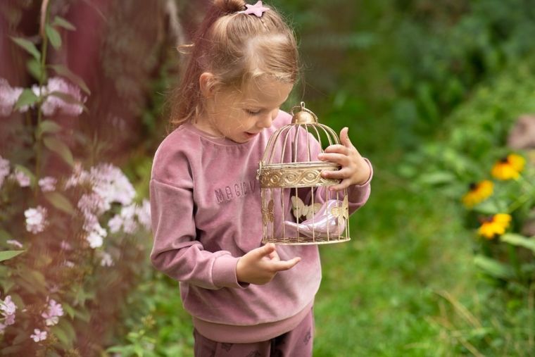 Bluza dziewczęca, różowa, Pinokio