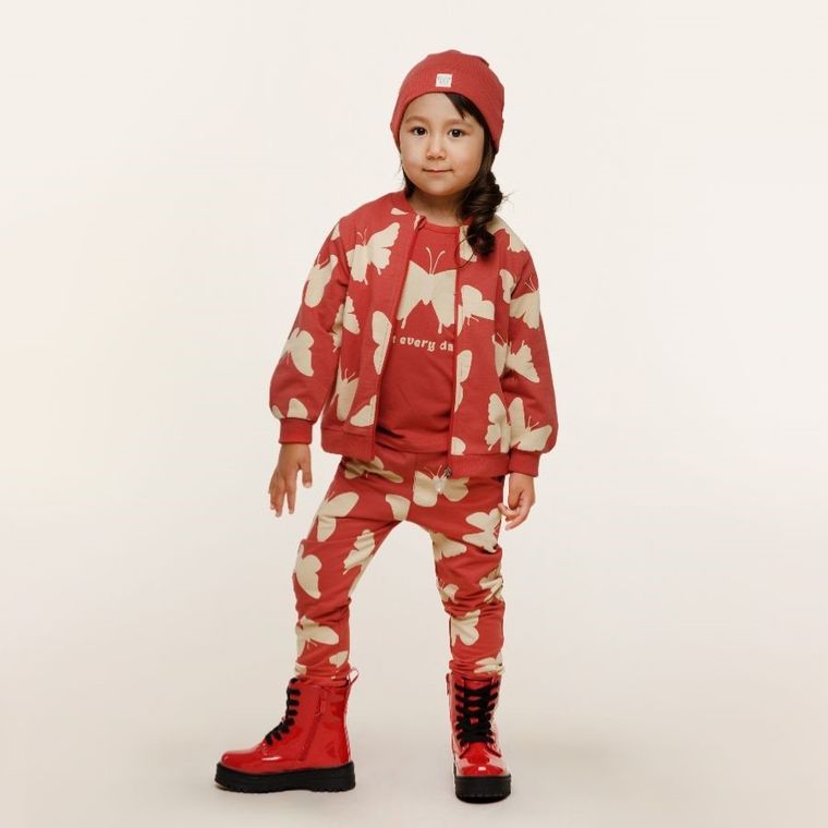 Bluza dziewczęca, rozpinana, czerwona, Pinokio