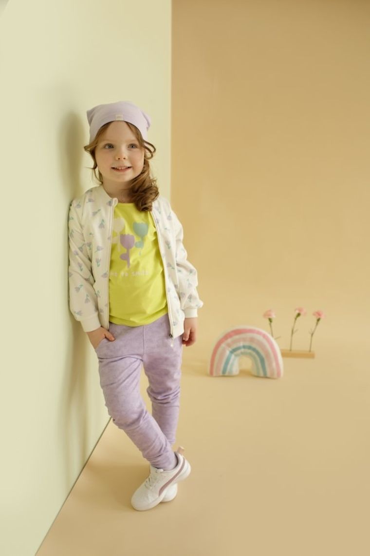 Bluza dziewczęca, rozpinana, ecru, Pinokio