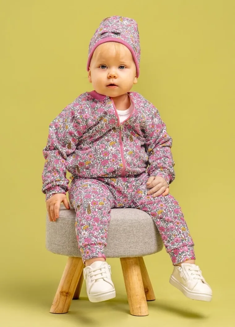 Bluza dziewczęca, rozpinana, różowa, Nicol