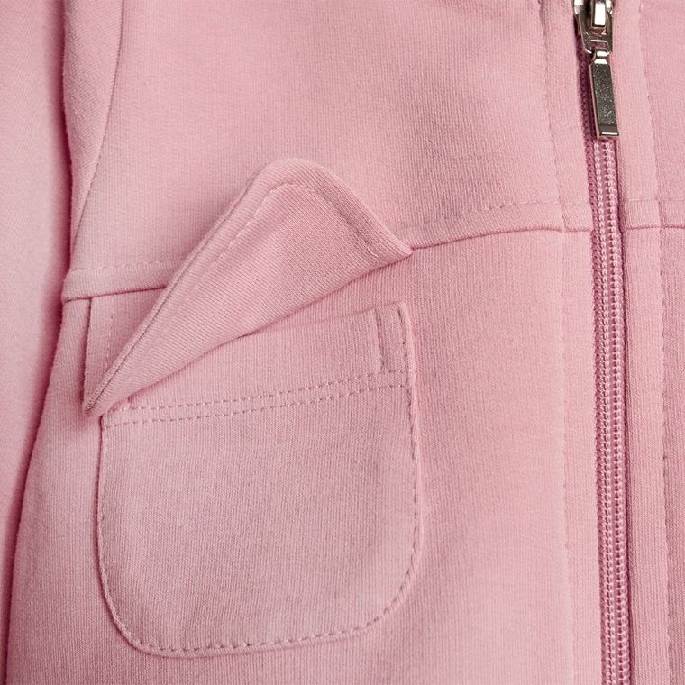 Bluza dziewczęca, rozpinana, różowa, Nicol