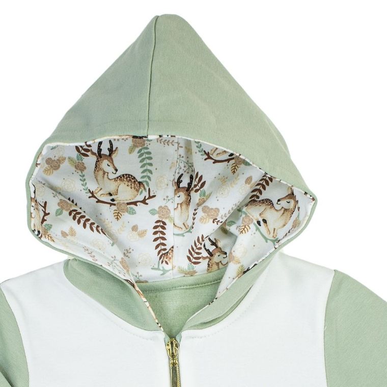 Bluza dziewczęca z kapturem, mix, Nicol