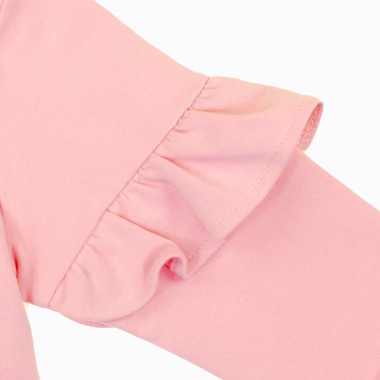 Bluza dziewczęca z kapturem, różowa, Nicol