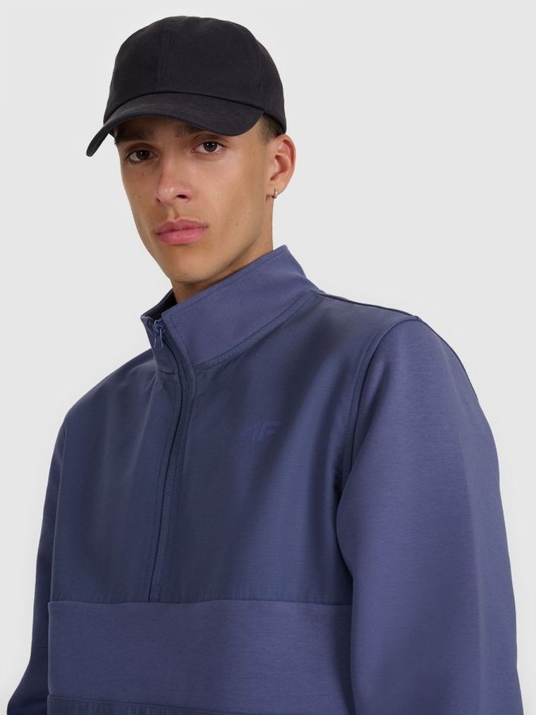 Bluza męska, niebieska, 4F