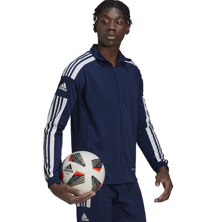 Bluza męska, rozpinana, granatowa, Adidas Squadra 21 Training Jacket
