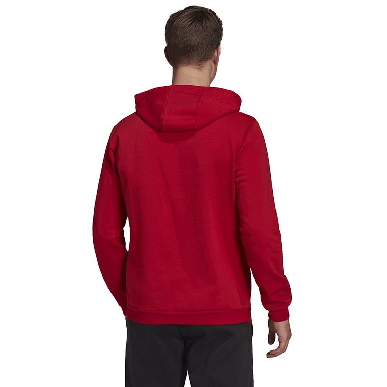 Bluza męska z kapturem, czerwona, Adidas Entrada 22 Hoody