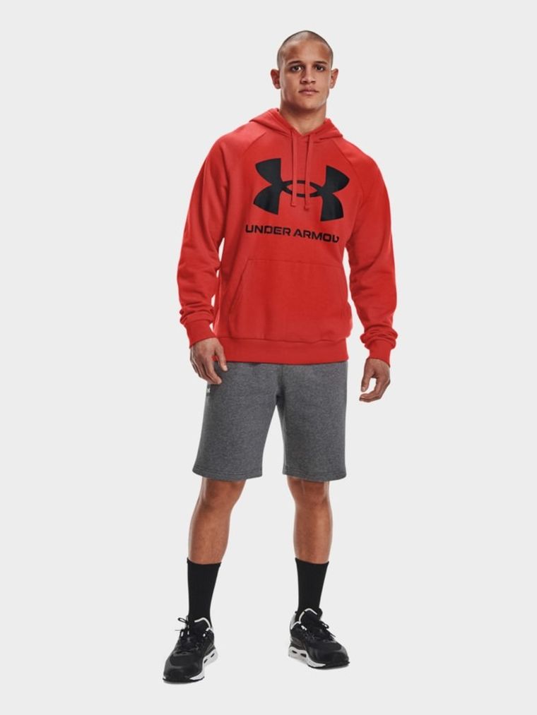 Bluza męska z kapturem, czerwona, Under Armour