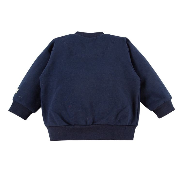 Bluza niemowlęca, rozpinana, granatowa, Eevi