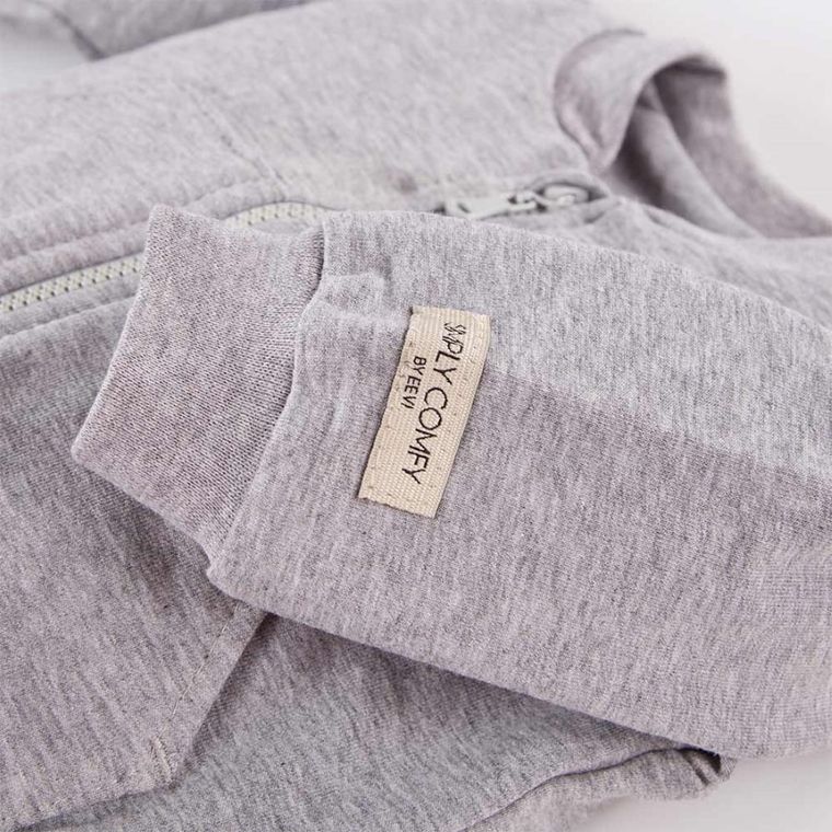 Bluza niemowlęca, rozpinana, szara, Eevi