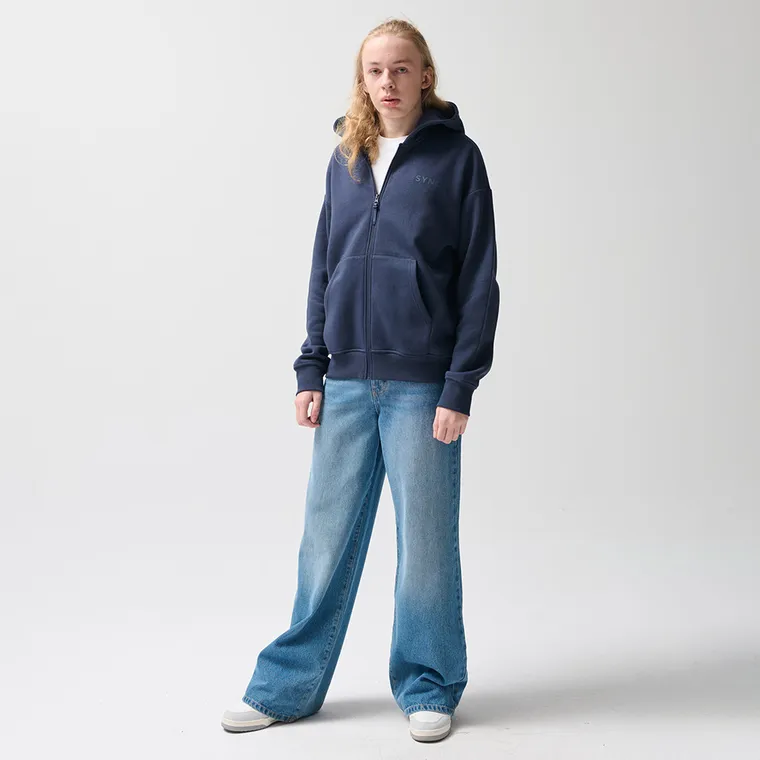 Bluza unisex oversize z kapturem i zapięciem NOWEAR