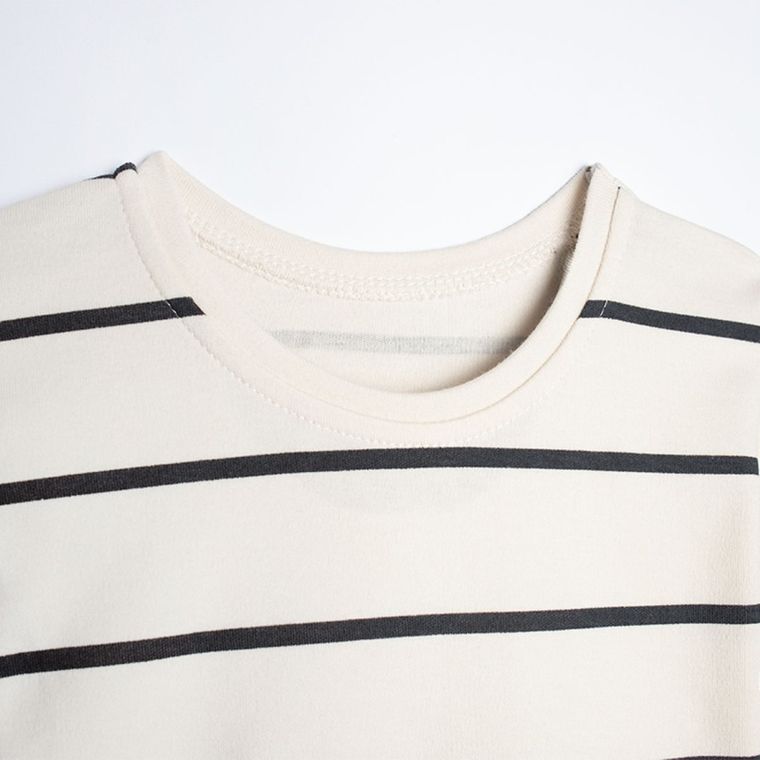 Bluzka chłopięca z długim rękawem, ecru, Nicol