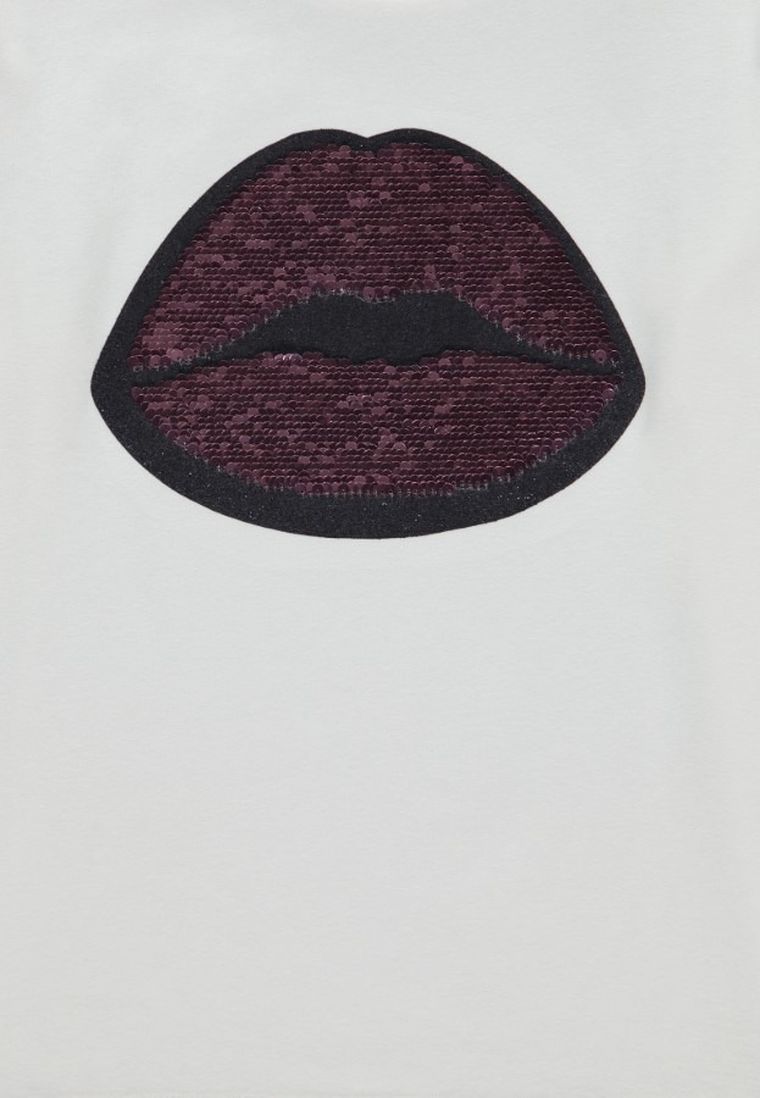 Bluzka dziewczęca z długim rękawem, biała, Tom Tailor