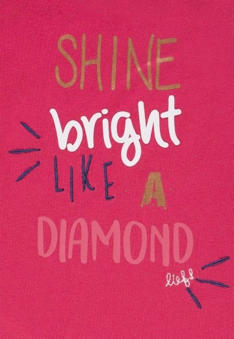 Bluzka dziewczęca z długim rękawem, różowa, Lief