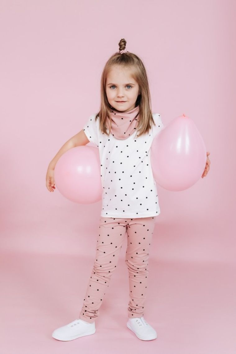 Bluzka dziewczęca z krótkim rękawem, ecru, Pinokio