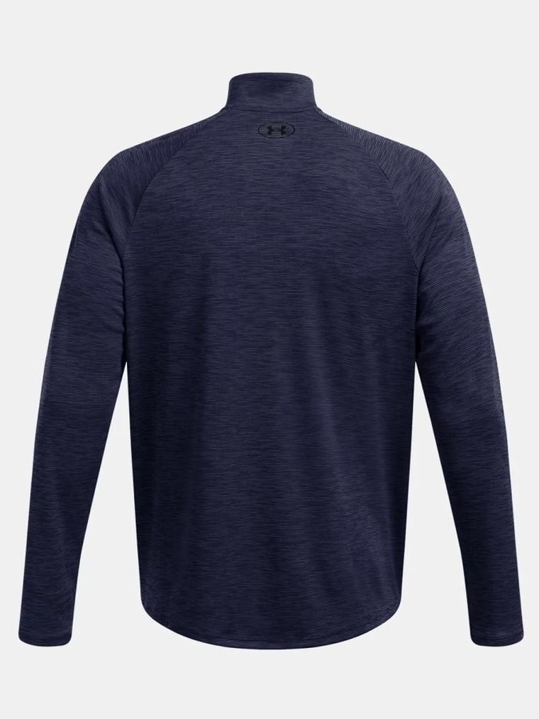 Bluzka męska z długim rękawem, granatowa, Under Armour